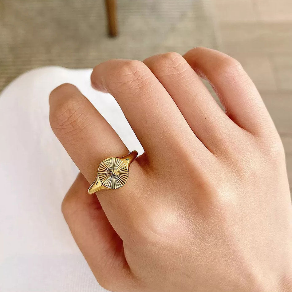 Nordivas | Auringonpaiste Sormus 18K Kulta