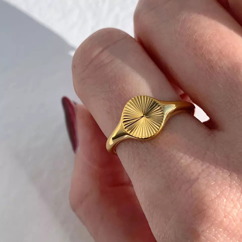 Nordivas | Auringonpaiste Sormus 18K Kulta