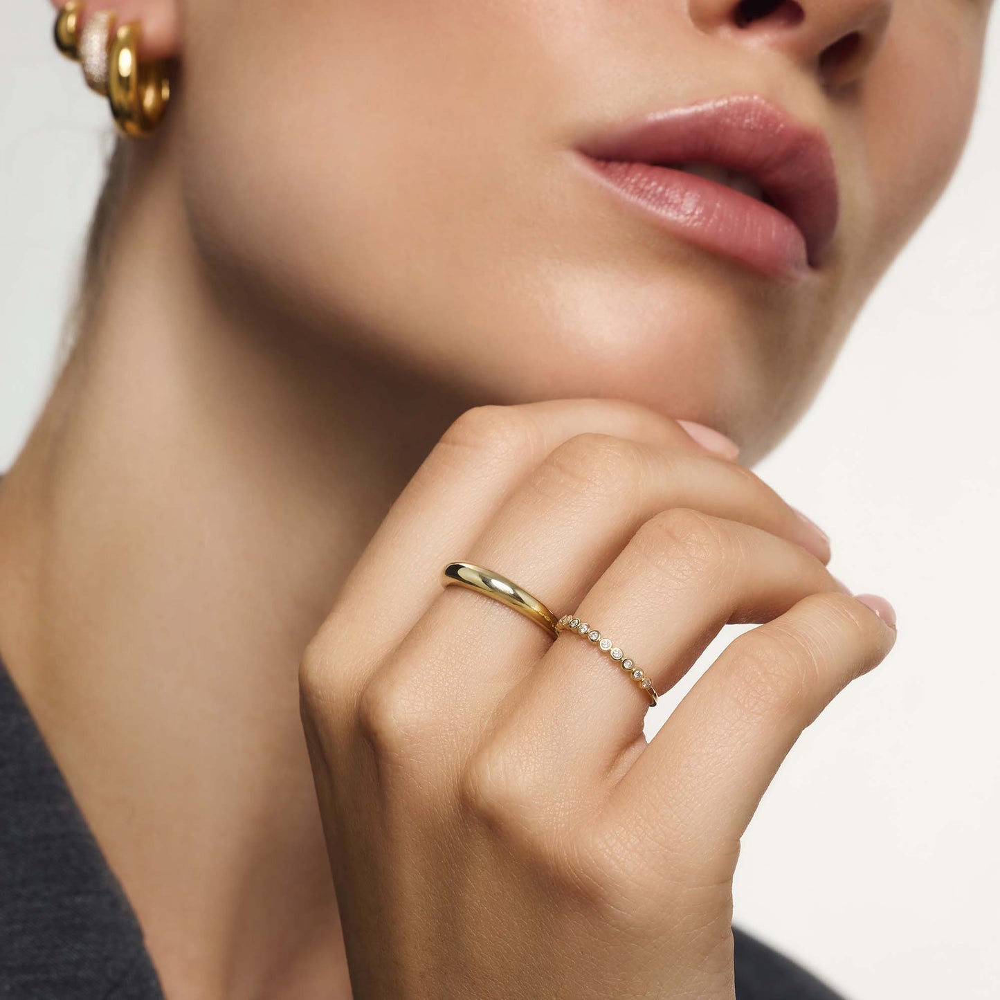 Nordivas | Midi Sormus 18k Kulta