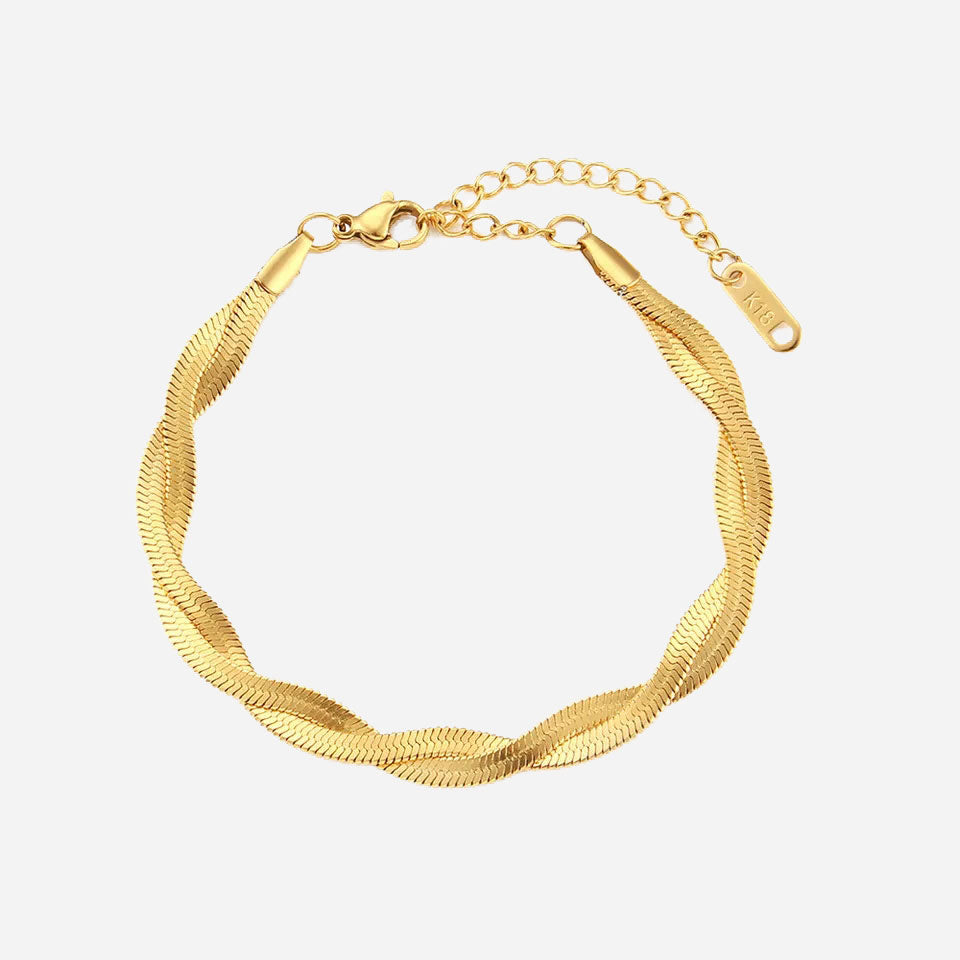 Nordivas | Kierretty Rannekoru 18K Kulta