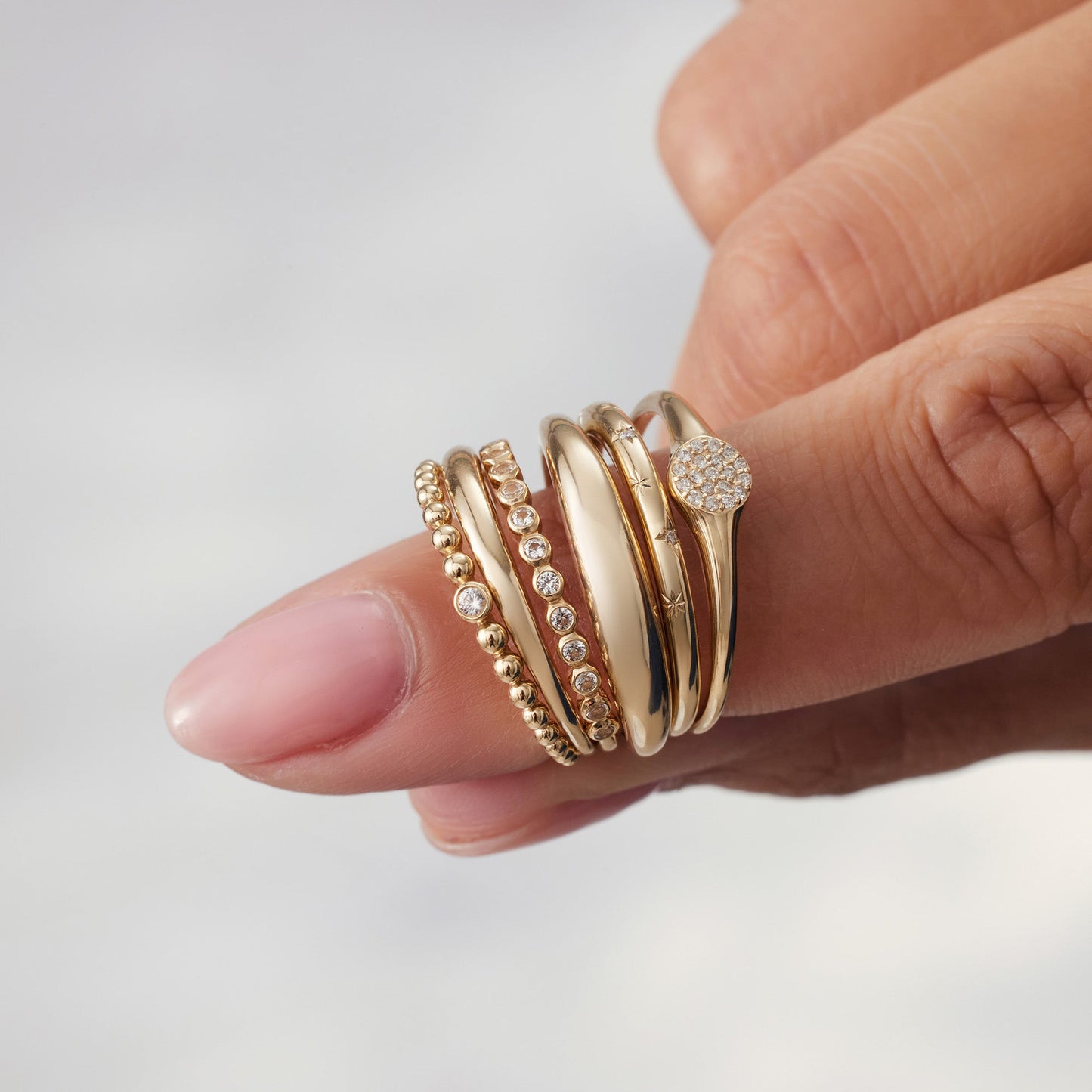 Nordivas | Midi Sormus 18k Kulta