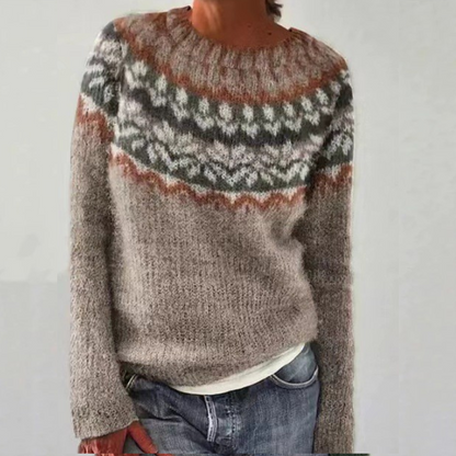 Chloe™ - Viihtyisä retro-villapaita