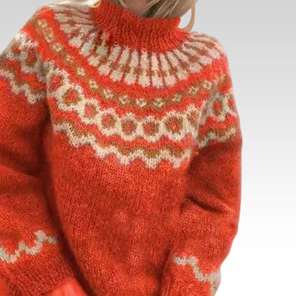 Olivia | Mukava turtleneck-villapaita