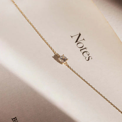 Nordivas | Rannekoru Moissanite-kivillä 14k Kullassa