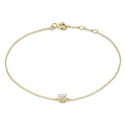 Nordivas | Rannekoru Moissanite-kivillä 14k Kullassa