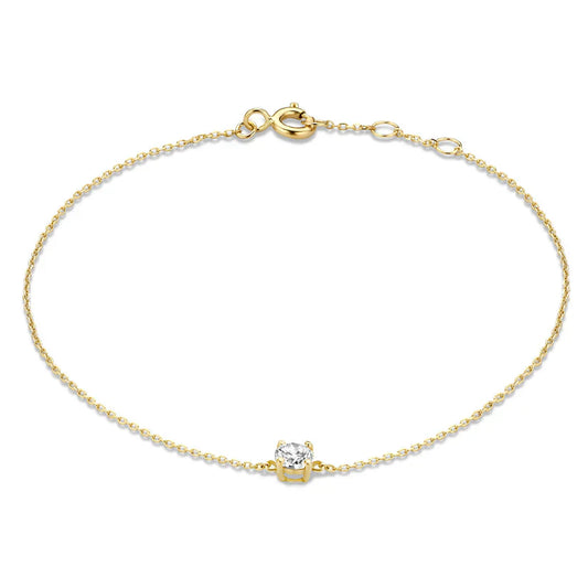 Nordivas | Rannekoru Moissanite-kivillä 14k Kullassa