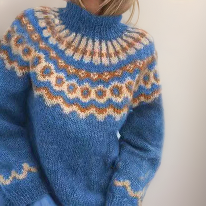 Olivia | Mukava turtleneck-villapaita