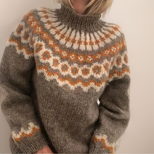 Olivia | Mukava turtleneck-villapaita
